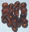 15 15x12mm Oval Topaz Tortoise Vintage Acrylics